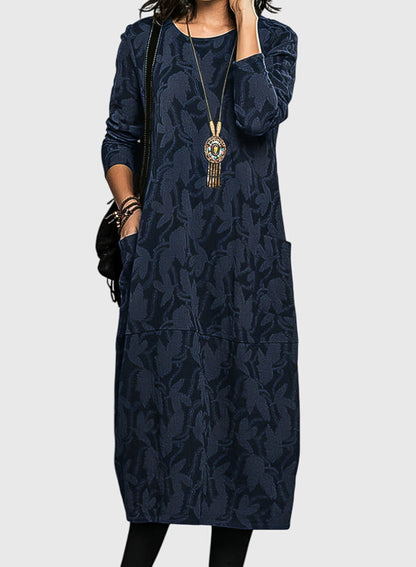 Elegant Casual Round Neck Dress for Women