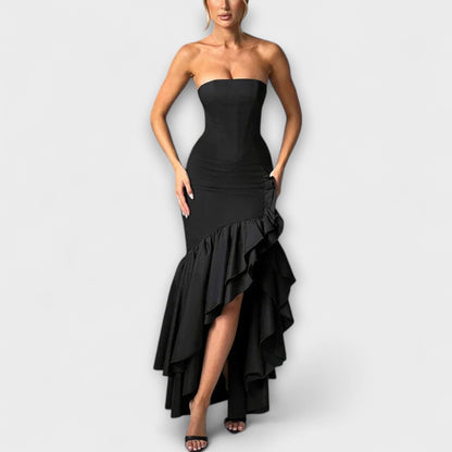 Elegant Sleeved Maxi Dress for Formal Occasions
