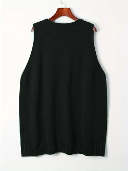 Relaxed Fit Open Front Vest