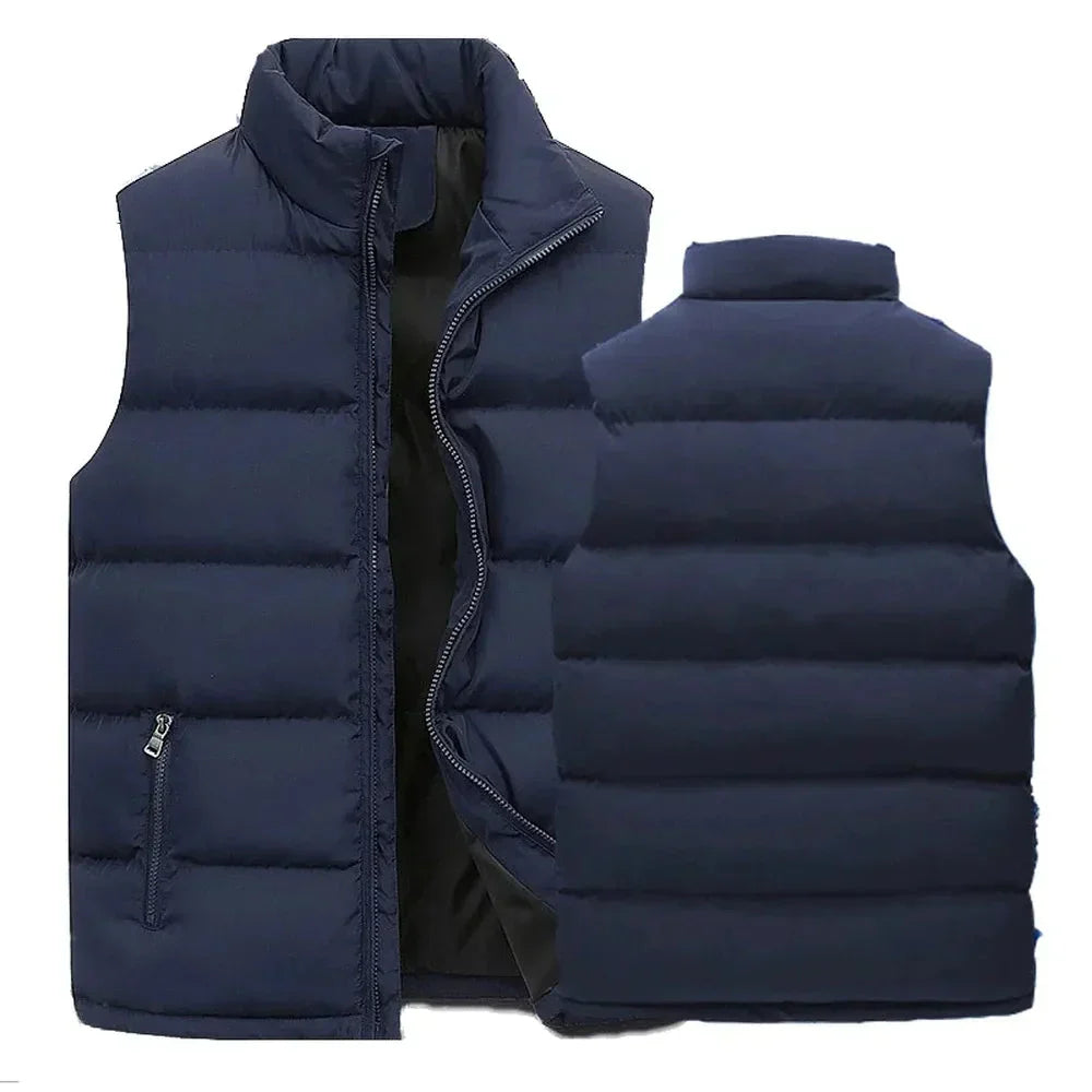 Warm Padded Mens Vest Jacket