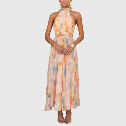 Strapless Floor Length Evening Dress - Olytrend