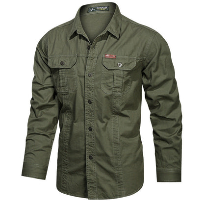 Relaxed Fit Army Style Shirt