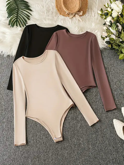 Comfy 3-Pack Womens Long Sleeve Jumpsuits - Olytrend