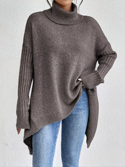 Soft Knitted Crew Neck Sweater