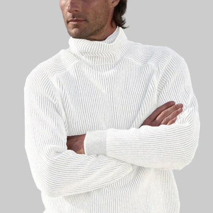 Classic Crew Neck Knit Sweater Simple Solid Colour