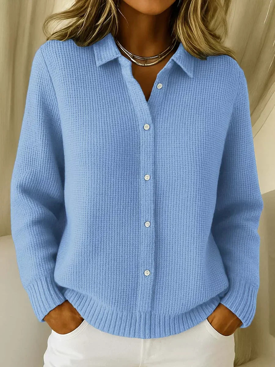 Stylish and Cozy Open Front Cardigan - Olytrend