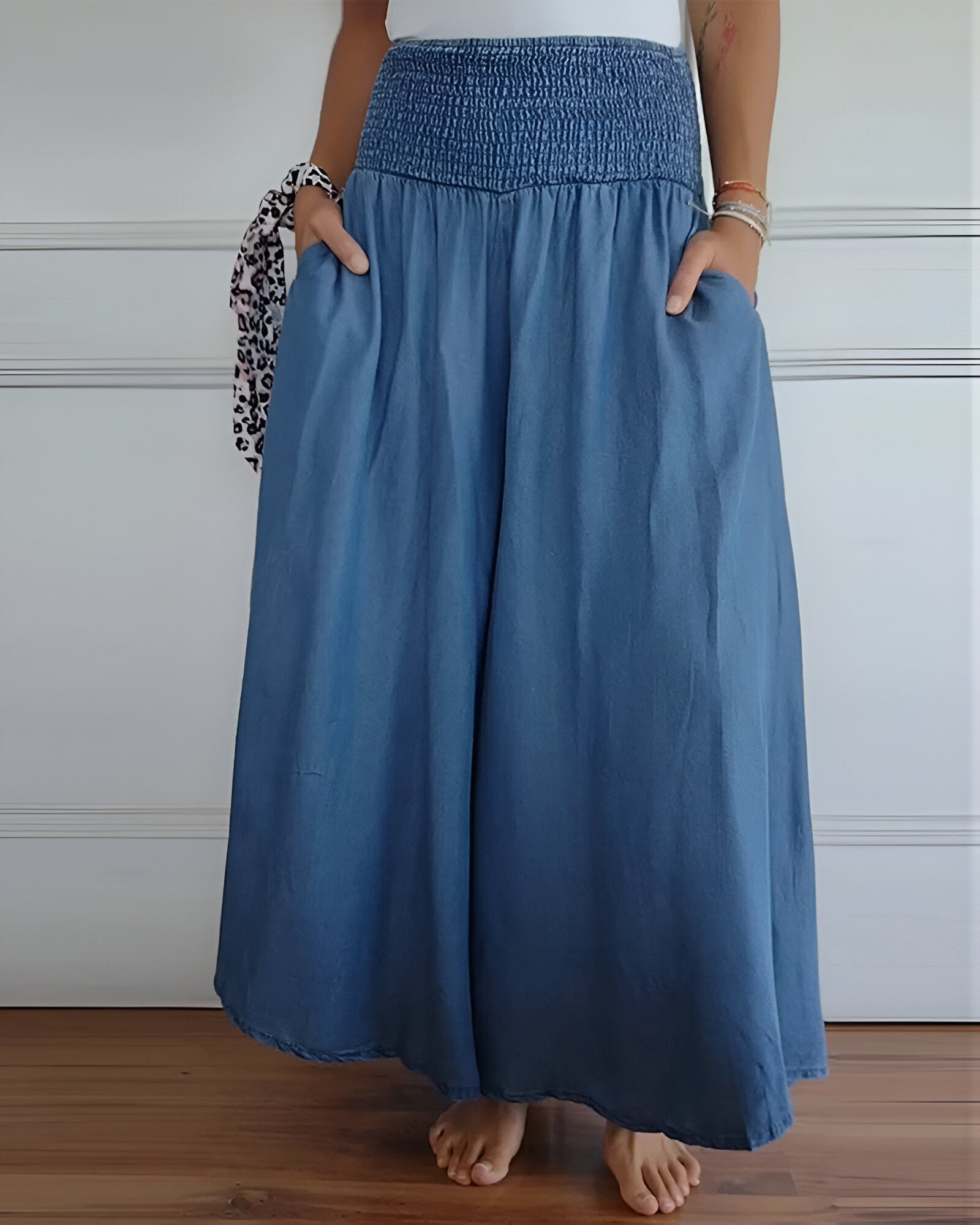 Soft Stretchy Waist Pants - Olytrend