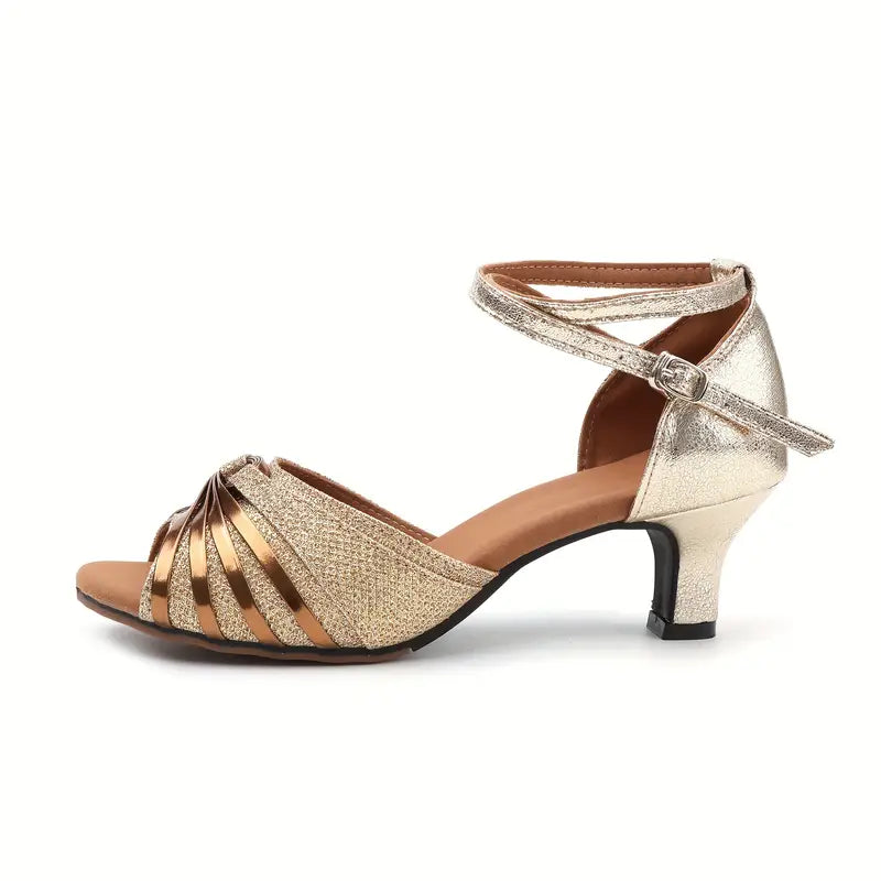 Ladies Low Heel Ankle Strap Sandals - Nocini
