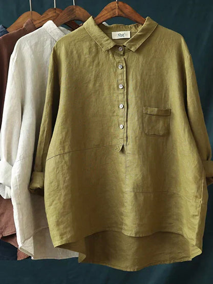 Stylish Ladies Formal Button Blouse