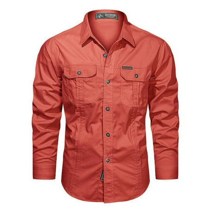 Relaxed Fit Army Style Shirt