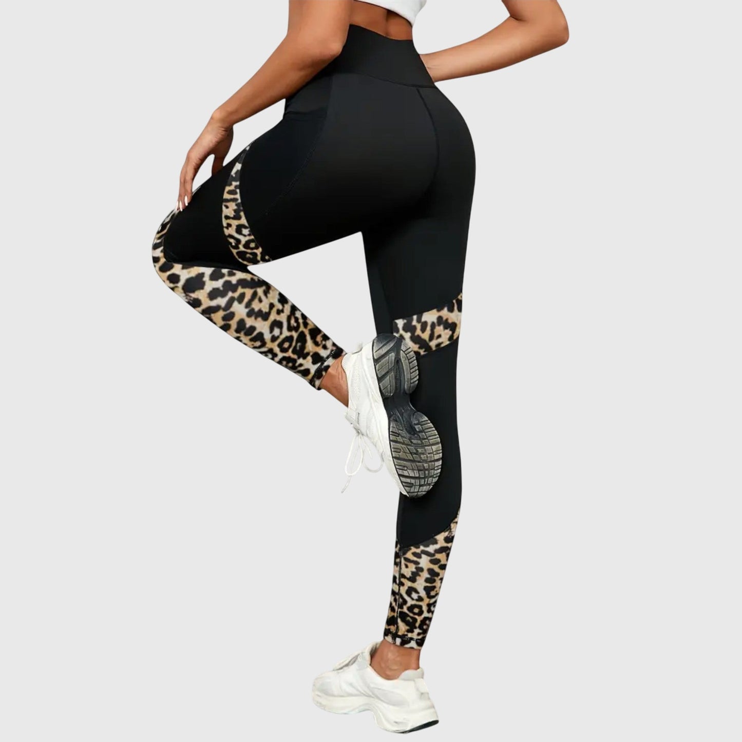 Fashionable Yoga Leopard Leggings Pants