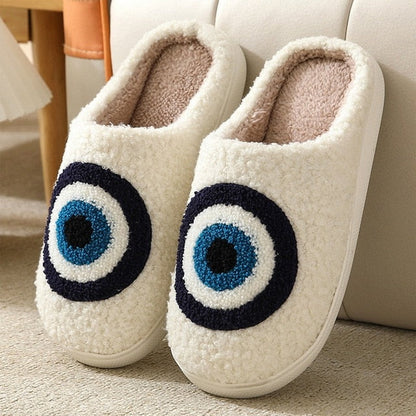 Cozy Women's Holiday Fuzzy Slippers