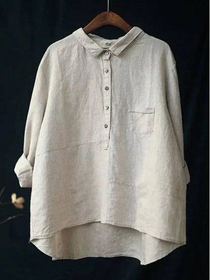 Stylish Ladies Formal Button Blouse