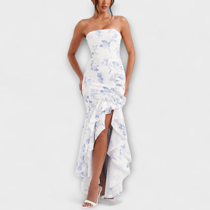 Elegant Sleeved Maxi Dress for Formal Occasions