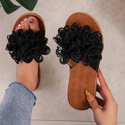 Comfortable Flat Women's Floral Sandals