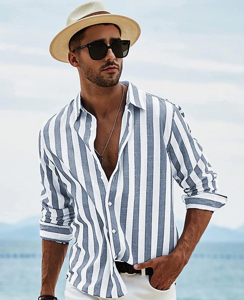 Comfortable Men's Long Sleeve Casual Shirt