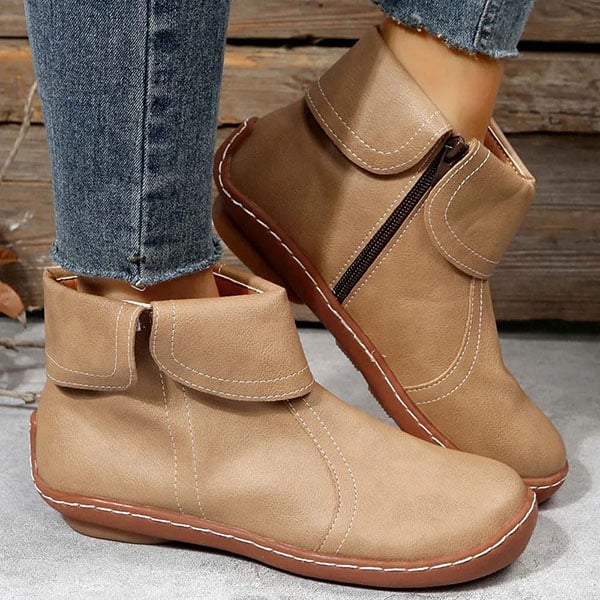 Comfortable Women's Low Heel Ankle Boots