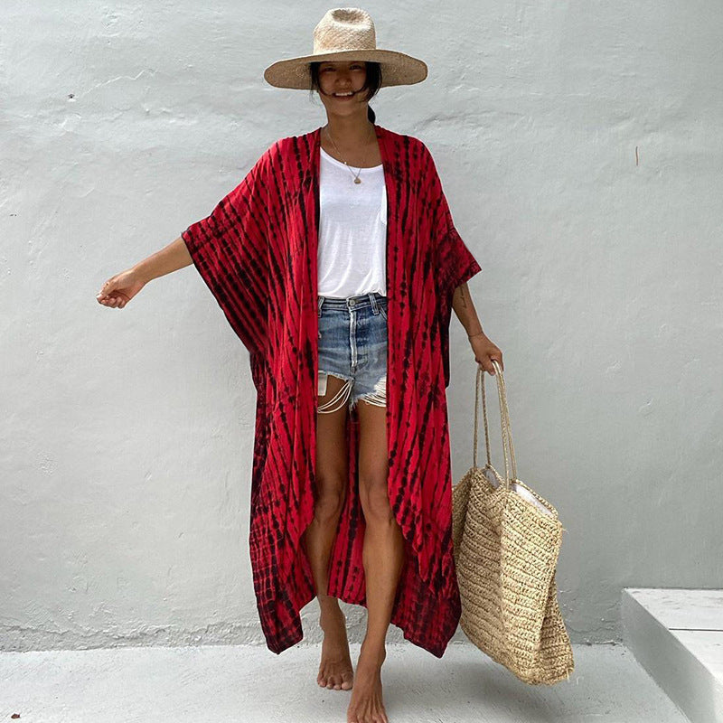 Women's Lightweight Beach Kimono Dress Cover-Up