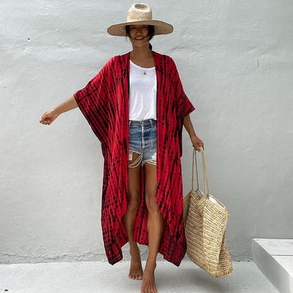Women's Lightweight Beach Kimono Dress Cover-Up