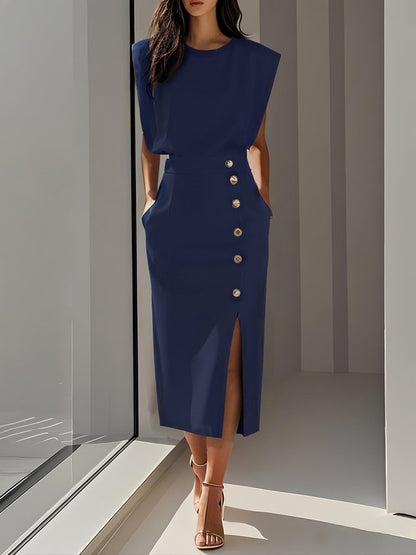 Elegant Casual Knee Length Dress
