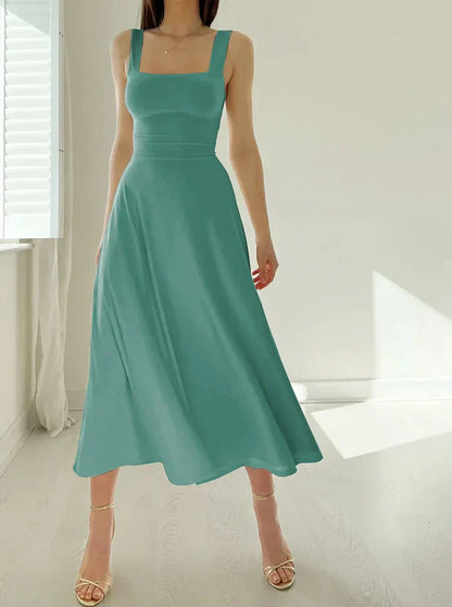 Women's Casual Sleeveless Midi Dress
