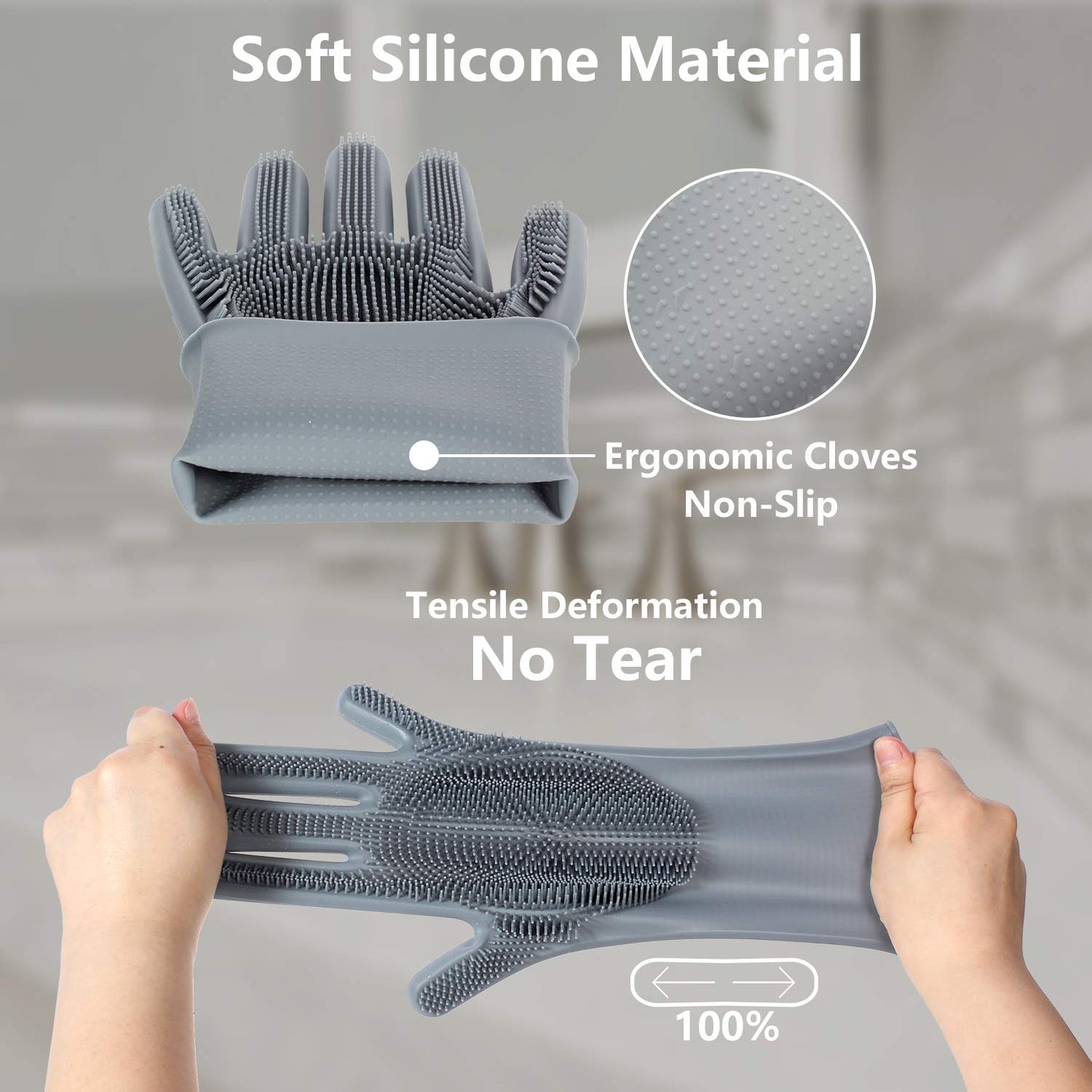 Efficient Pet Grooming Glove - For Tangle-Free Fur-Nora Luxe