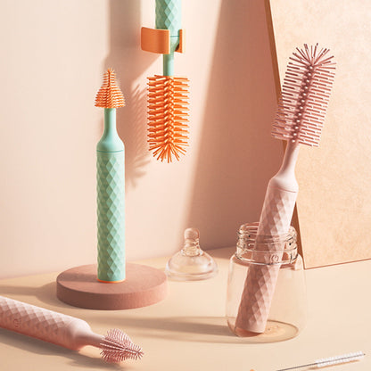 Electric Silicone Bottle Brush – BubblEase-Blue-The Livary