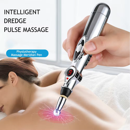 ELECTRONIC ACUPUNCTURE PEN - MERIDIAN ENERGY MASSAGE PEN FOR PAIN RELIEF-2 Heads-Nora Luxe