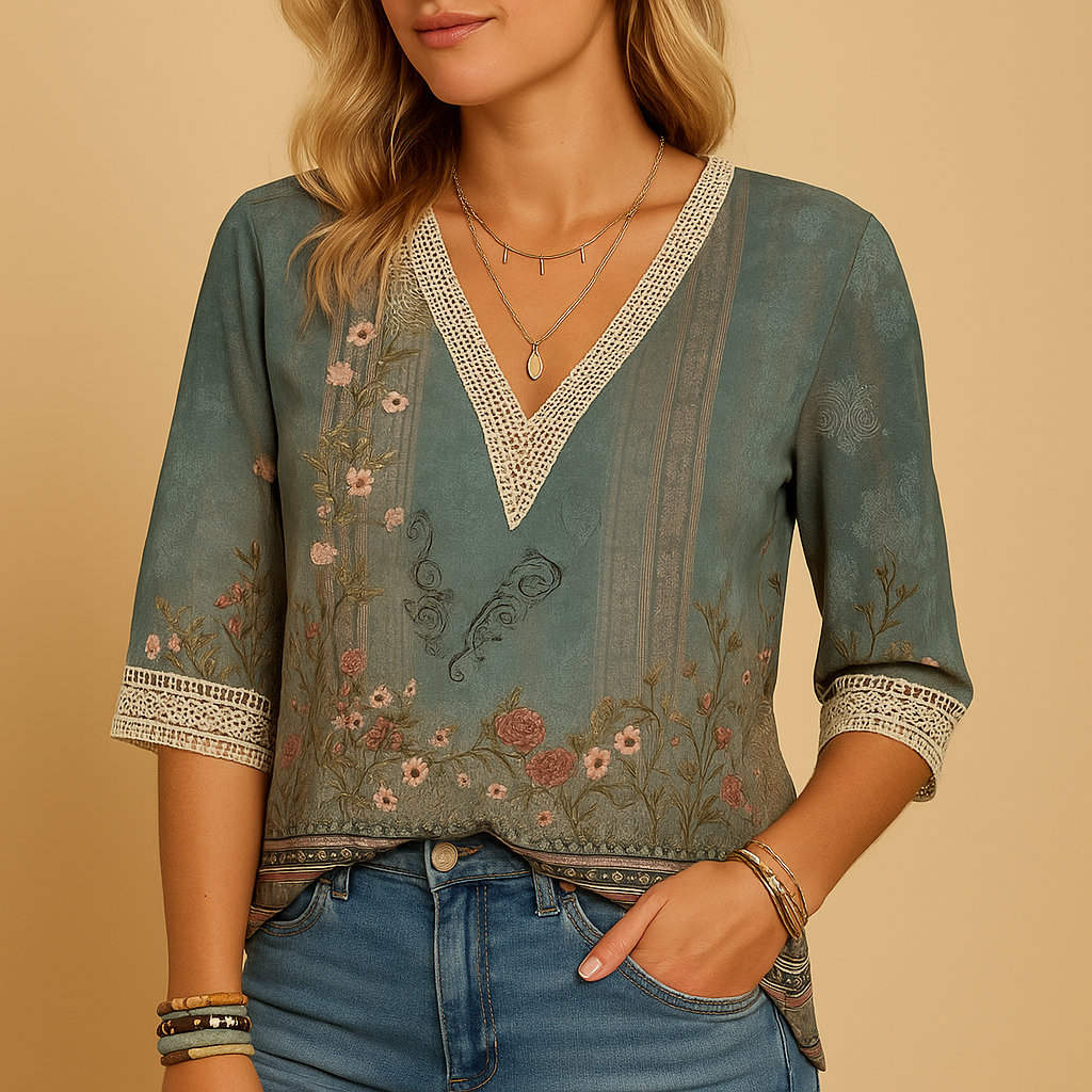 Elegant blouse for women with a flattering feminine fit, ideal for work, dinners, and casual chic occasions.