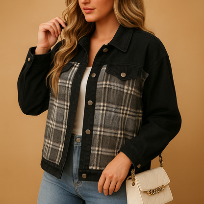 Elegant casual coat for women made from soft, breathable fabric with side pockets, perfect for daily wear or chic occasions.