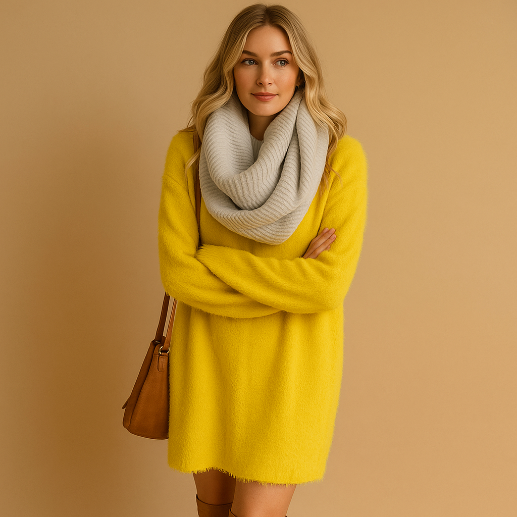 Elegant flowy dress for women named Hazel, featuring a flattering fit and lightweight fabric, ideal for work, daily wear, or special occasions.