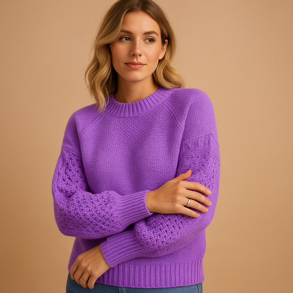 Classic Crew Neck Women's Sweater - Nocini