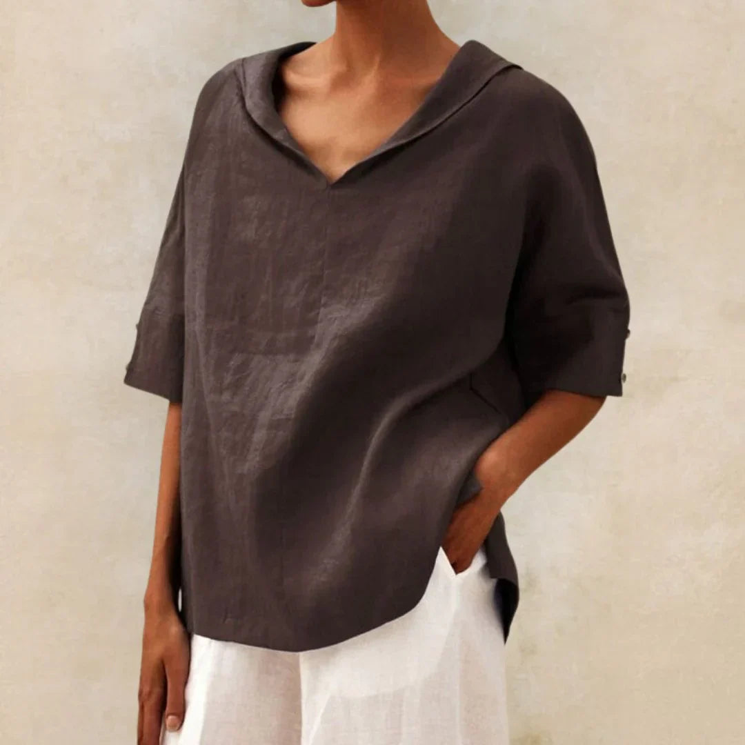 Lightweight Breathable Women's Linen Top