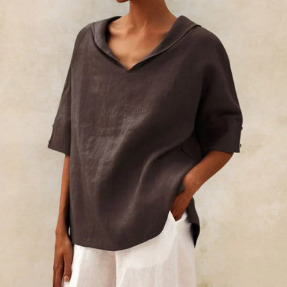 Lightweight Breathable Women's Linen Top