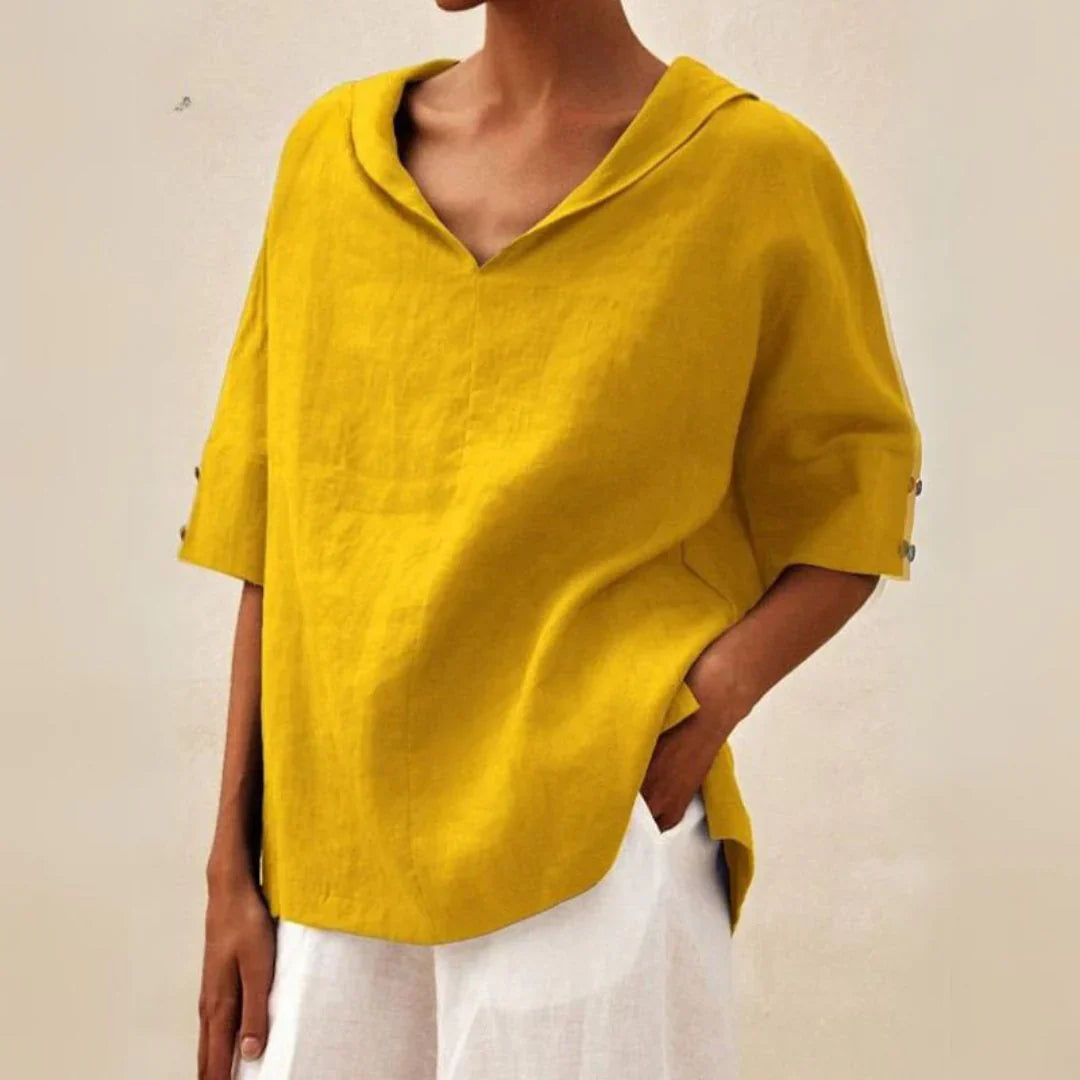Lightweight Breathable Women's Linen Top