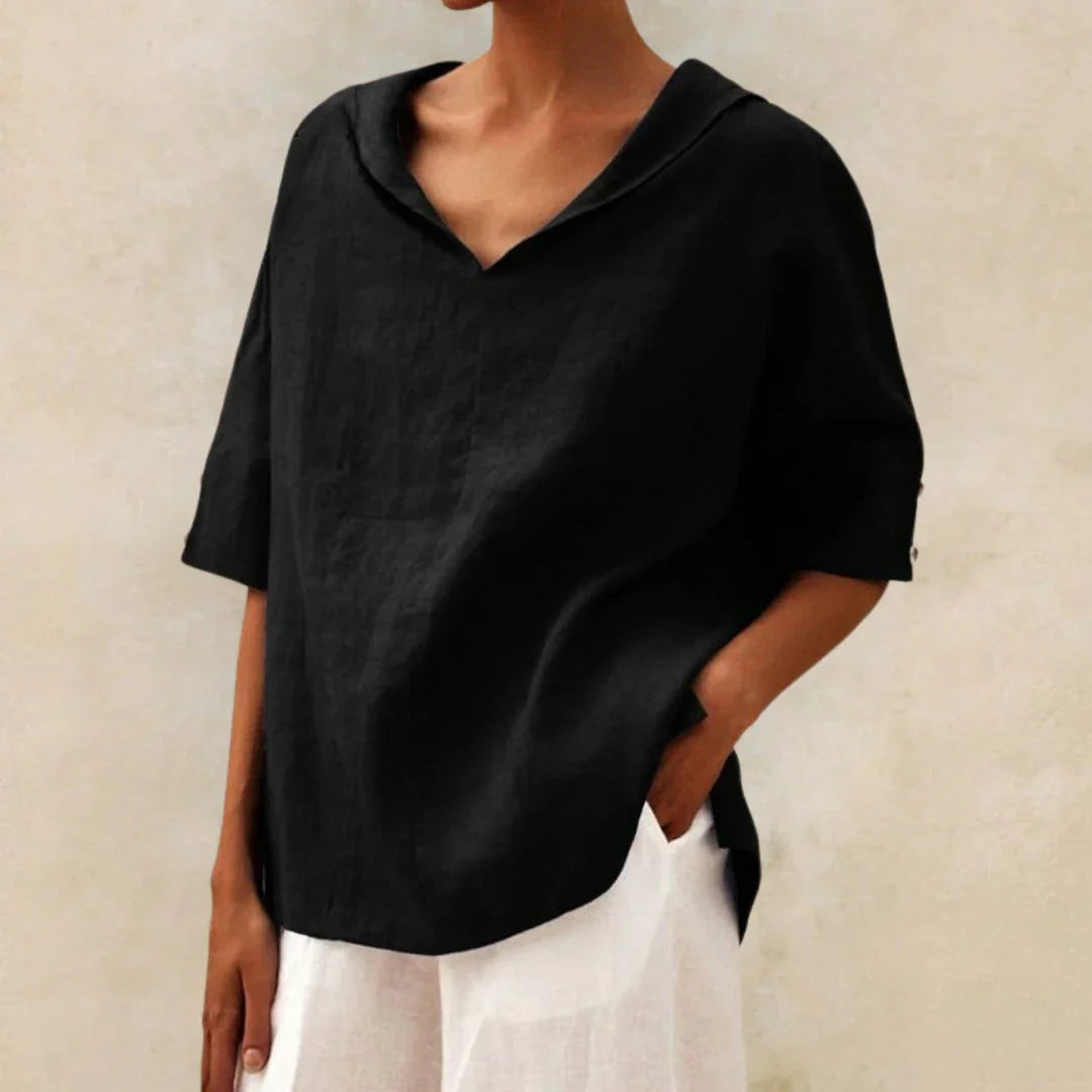 Lightweight Breathable Women's Linen Top