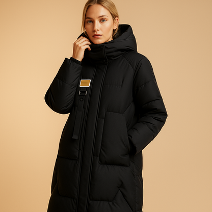 Elegant long winter coat for women | Sophia - Nocini