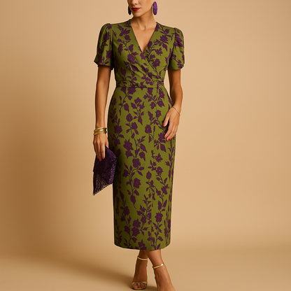 Chic Ruffle Sleeve Women's Dress - Nocini