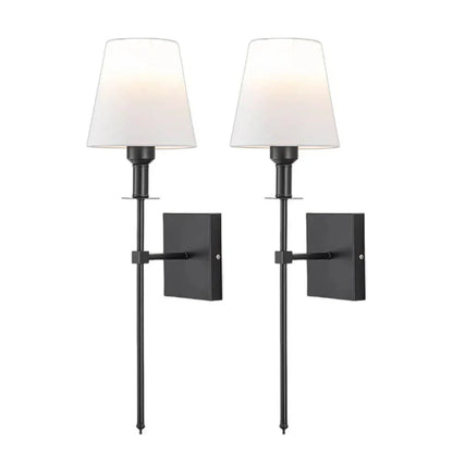 Battery Powered LED Wall Lights 2 Piece with Remote - Olytrend
