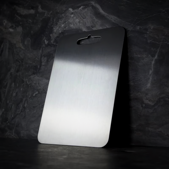 Sleek Silver Wooden Chopping Board - Nocini