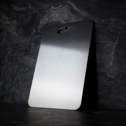 Sleek Silver Wooden Chopping Board - Nocini