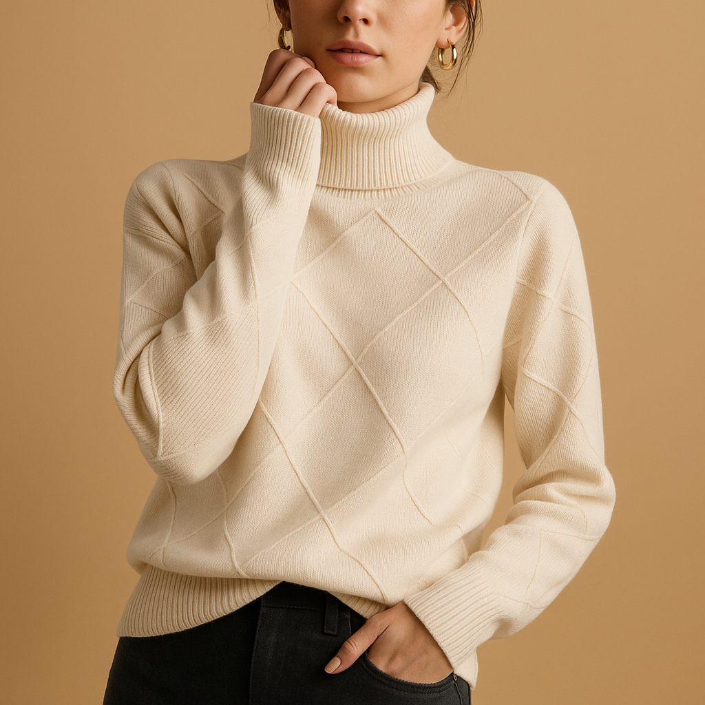 Classic Women's Crew Neck Knit Sweater Sophia - Nocini