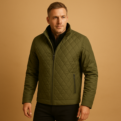 Men’s elegant winter coat with a timeless design, warm insulation, and versatile style for daily and formal occasions.