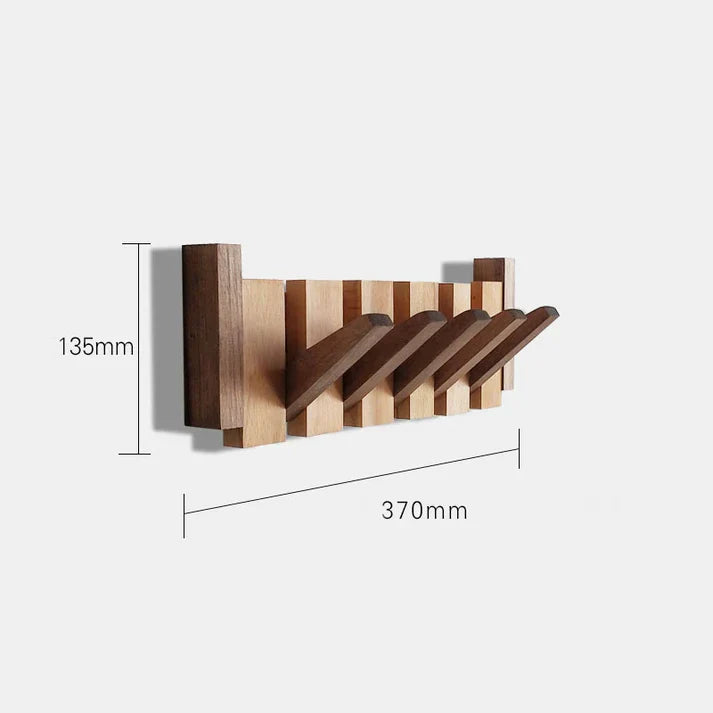 Sturdy Wood Wall Hook with Musical Theme