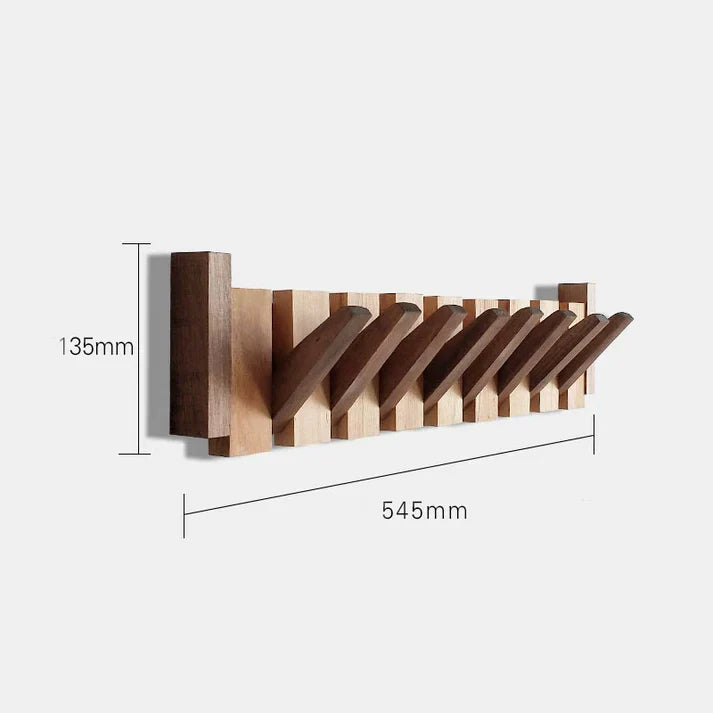 Sturdy Wood Wall Hook with Musical Theme