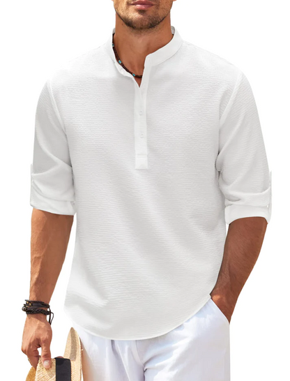 Elite Casual Men's Shirt - Urban Style-White-M-Nora Luxe
