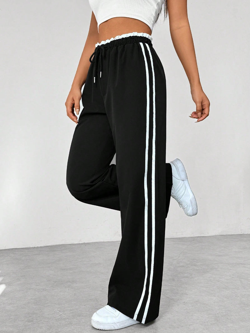 Fashionable Athletic Loose Fit Pants - Olytrend