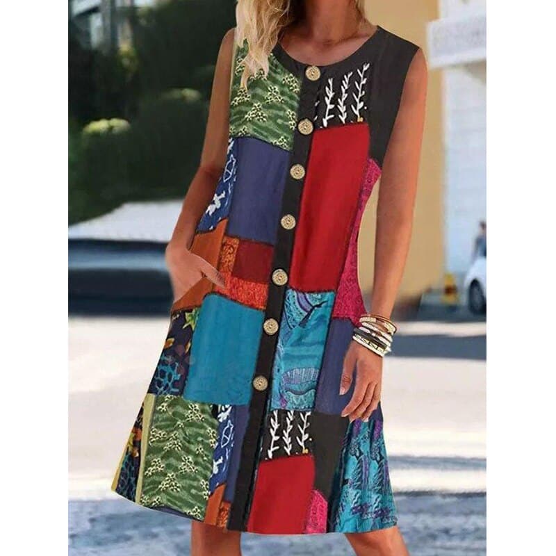 Stylish Women's Summer A-Line Dress - Olytrend