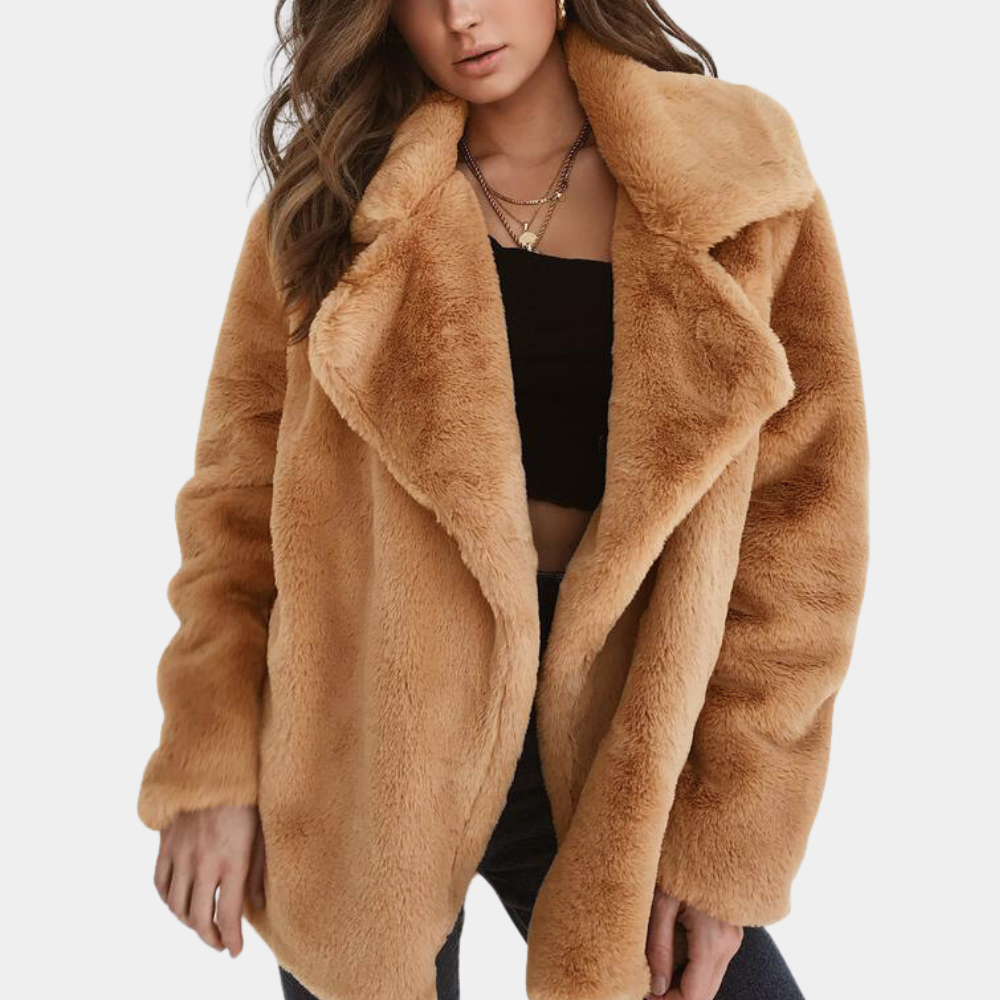 Ellle - Soft Fleece Parka Coat for Ladies - Pexav