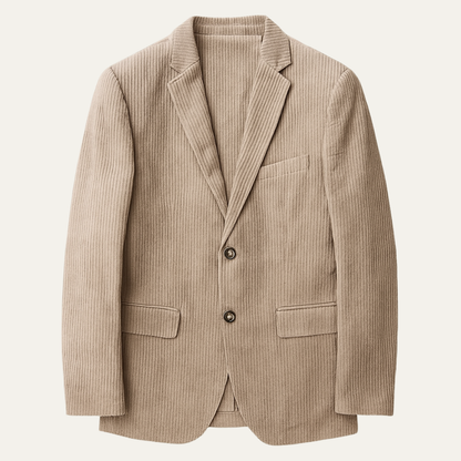 Relaxed Fit Mens Corduroy Blazer Jacket - Nocini